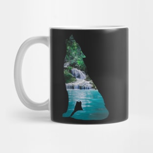 Howling Wolf - Waterfall Mug
